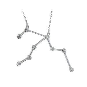 Sterling Silver Aquarius Constellation Necklace